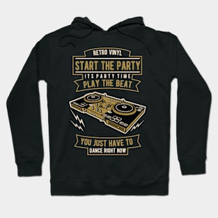 Turntable, Vintage Retro Classic Hoodie